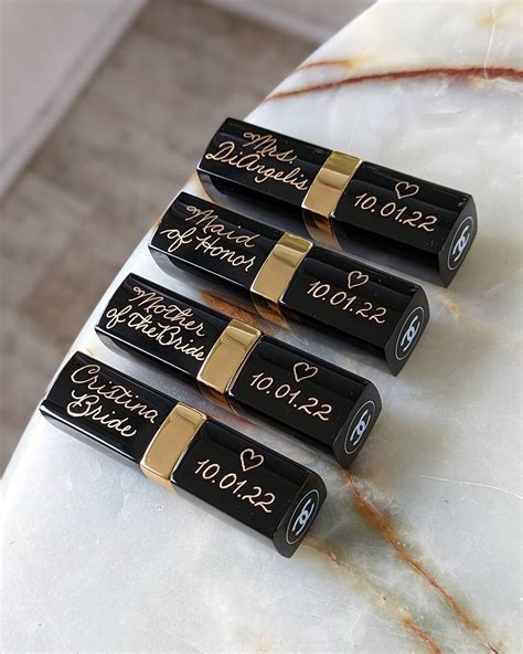 custom engraved lipstick.